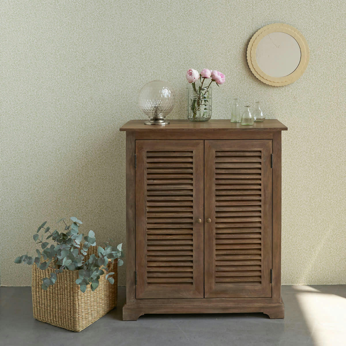 - Buffet en manguier 2 portes vintage