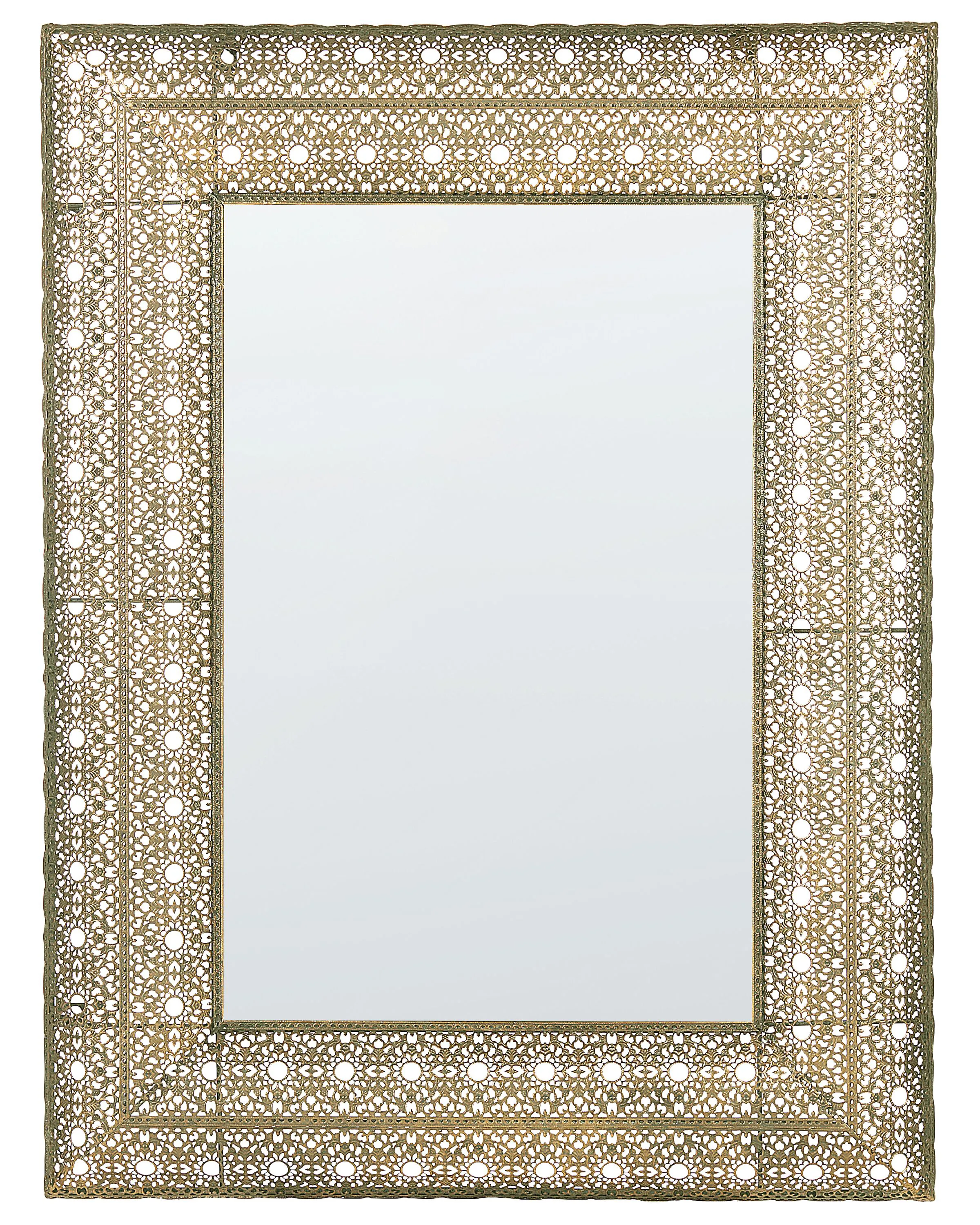 Wall Mirror DEHRADUN 69 cm 90 cm Metal Gold