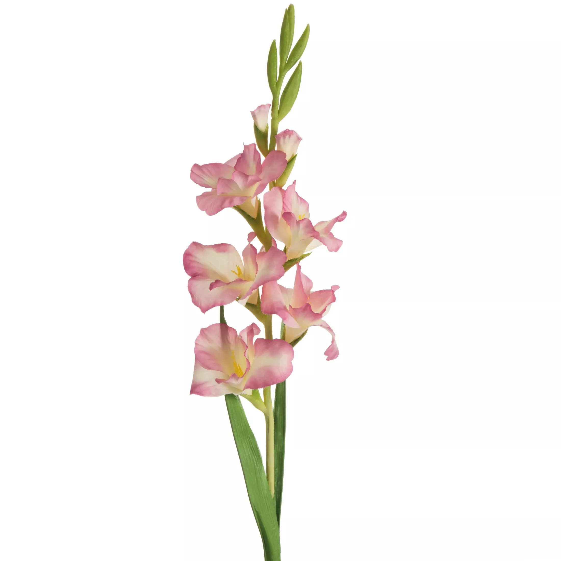 Kwiat sztuczny mieczyk fioletowo, kremowy 85 cm