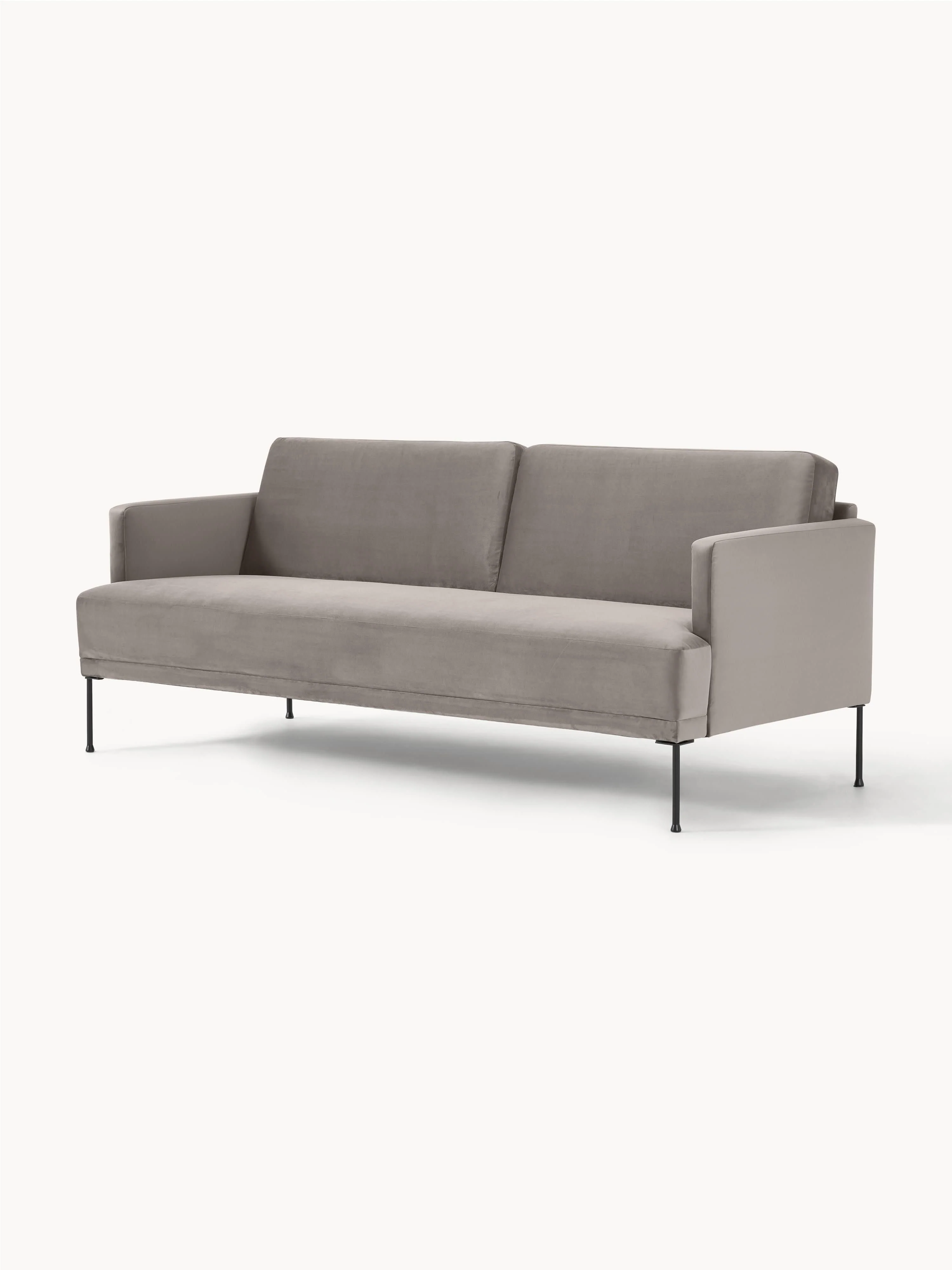 Samt-Sofa Fluente (3-Sitzer)