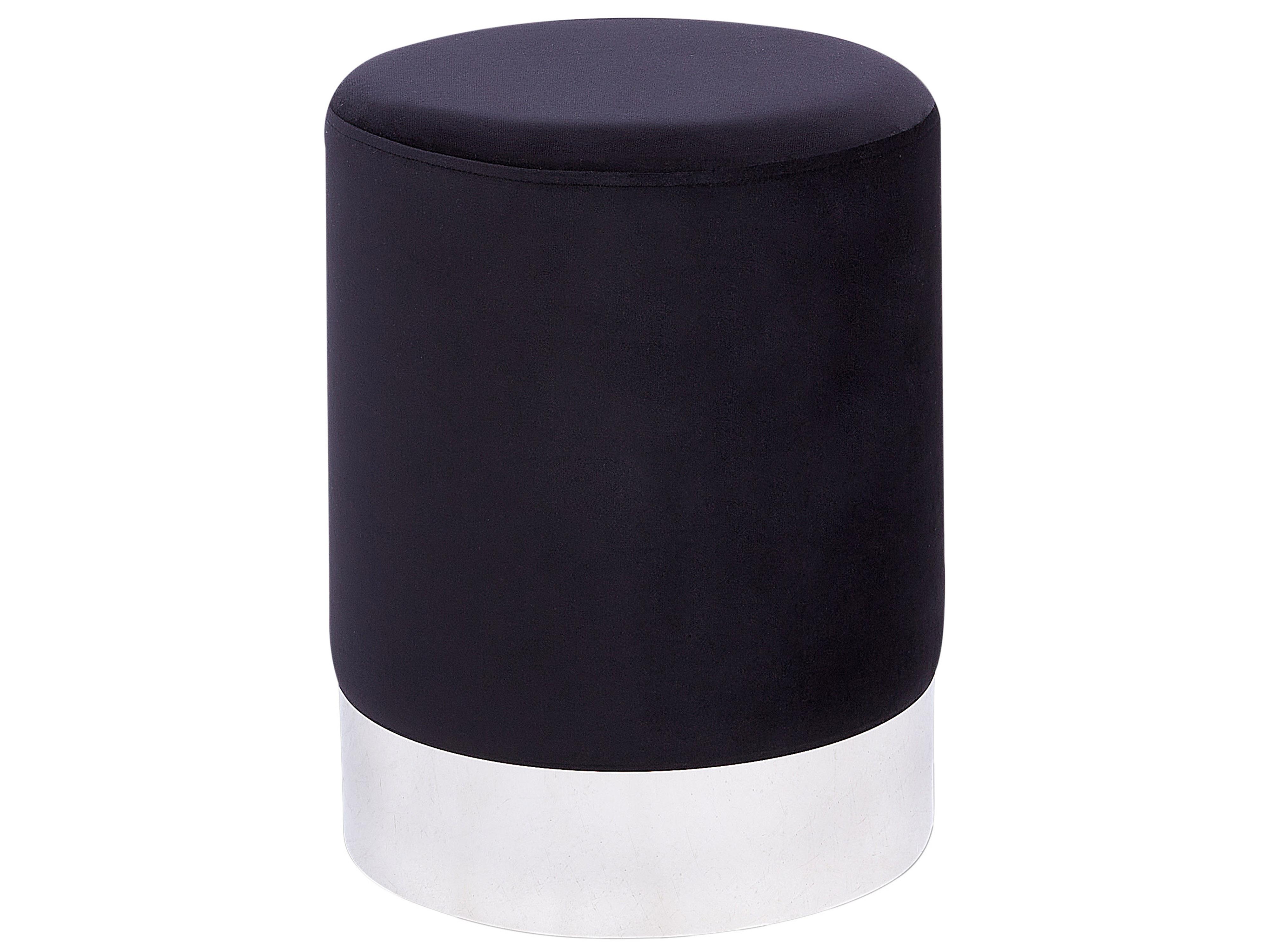Pouffe BRIGITTE Velvet Black