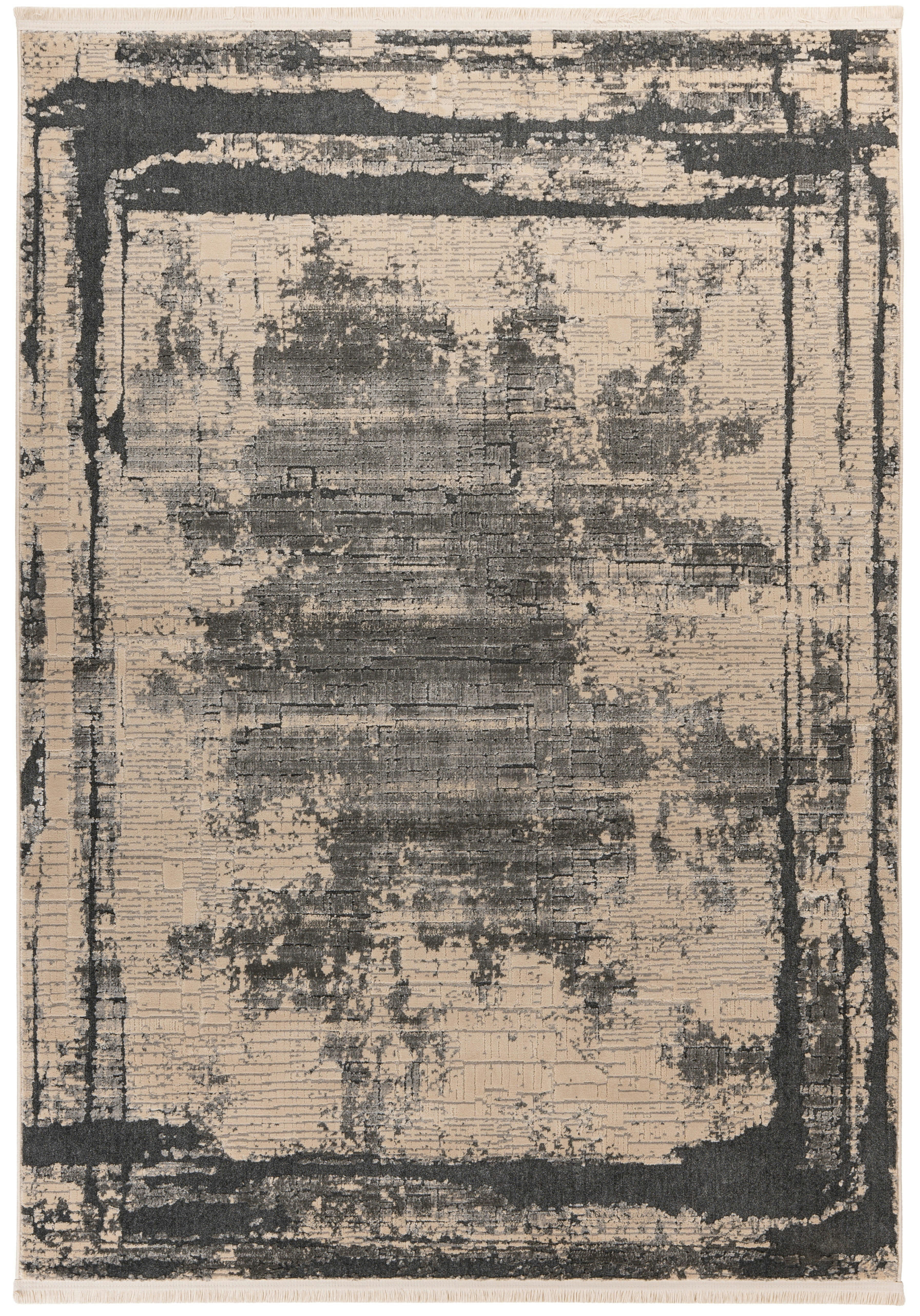 VIDIA - Tapis de salon en polypropylène beige 120x170 cm
