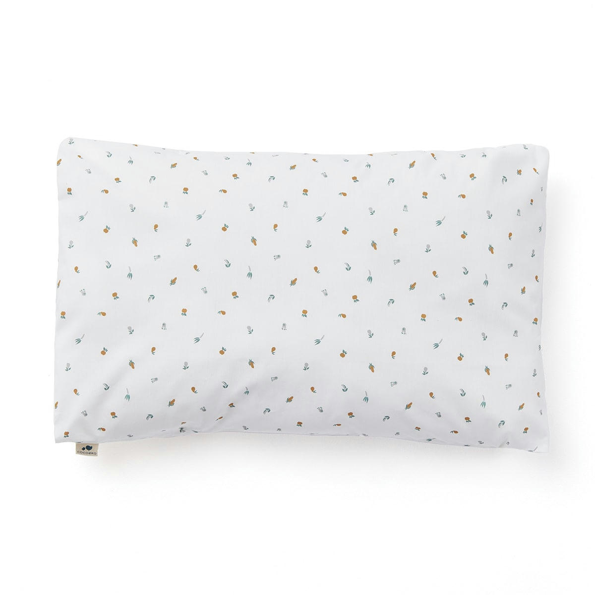 - Taie d'oreiller coton bio imprimé Plein Air (65x65 cm)