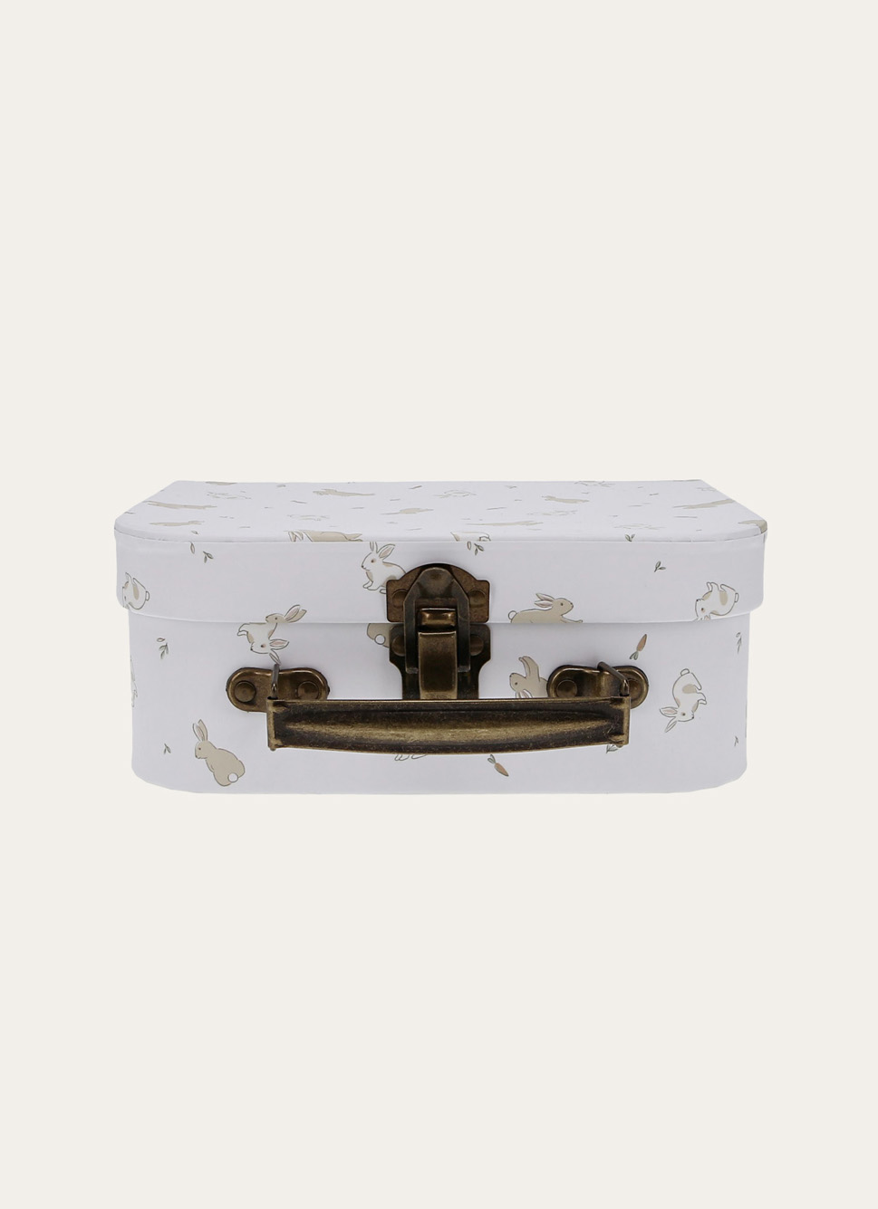 VALISETTE MOTIF LAPIN BLANC