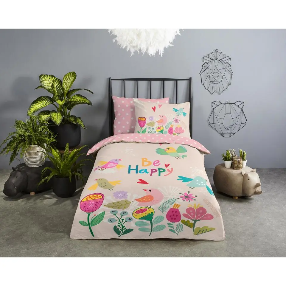 Kinderdekbedovertrek Good Morning Happily