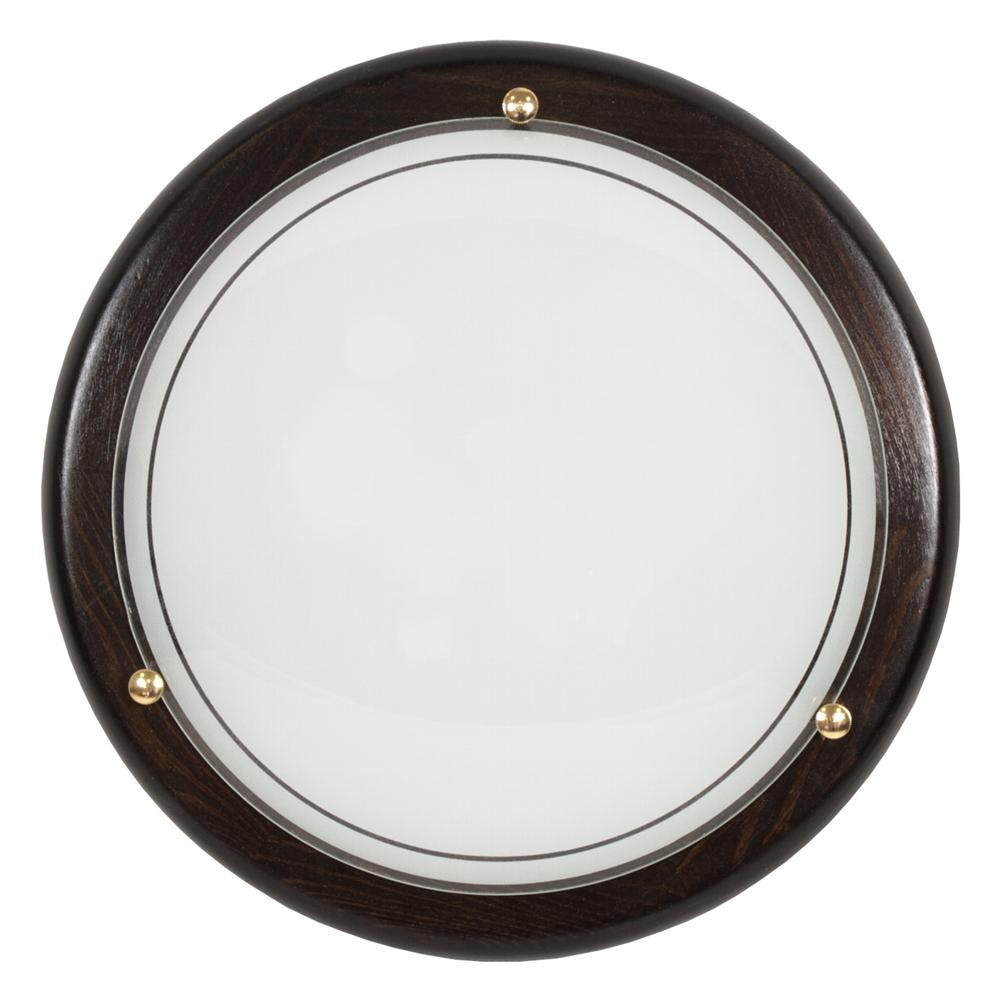 Plafonbiały okrągły 30cm WENGE 1xE27x40W IP20 Candellux