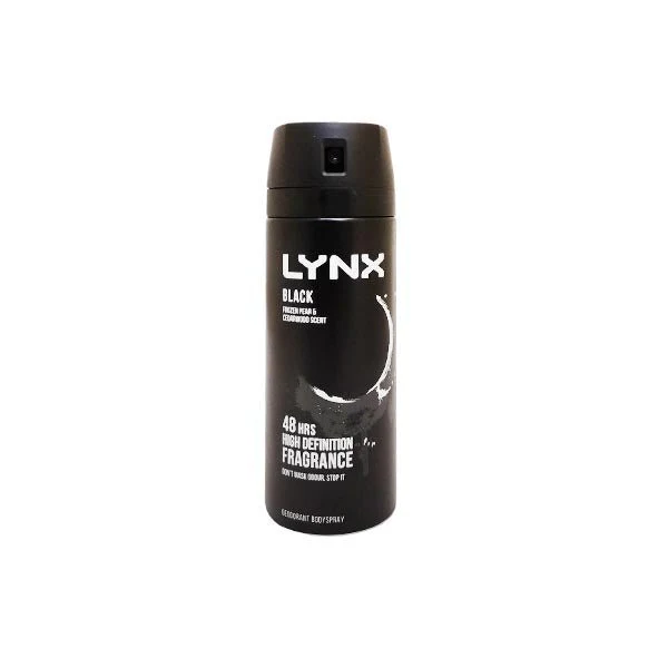 Lynx Deodorant Body Spray Black 150ml