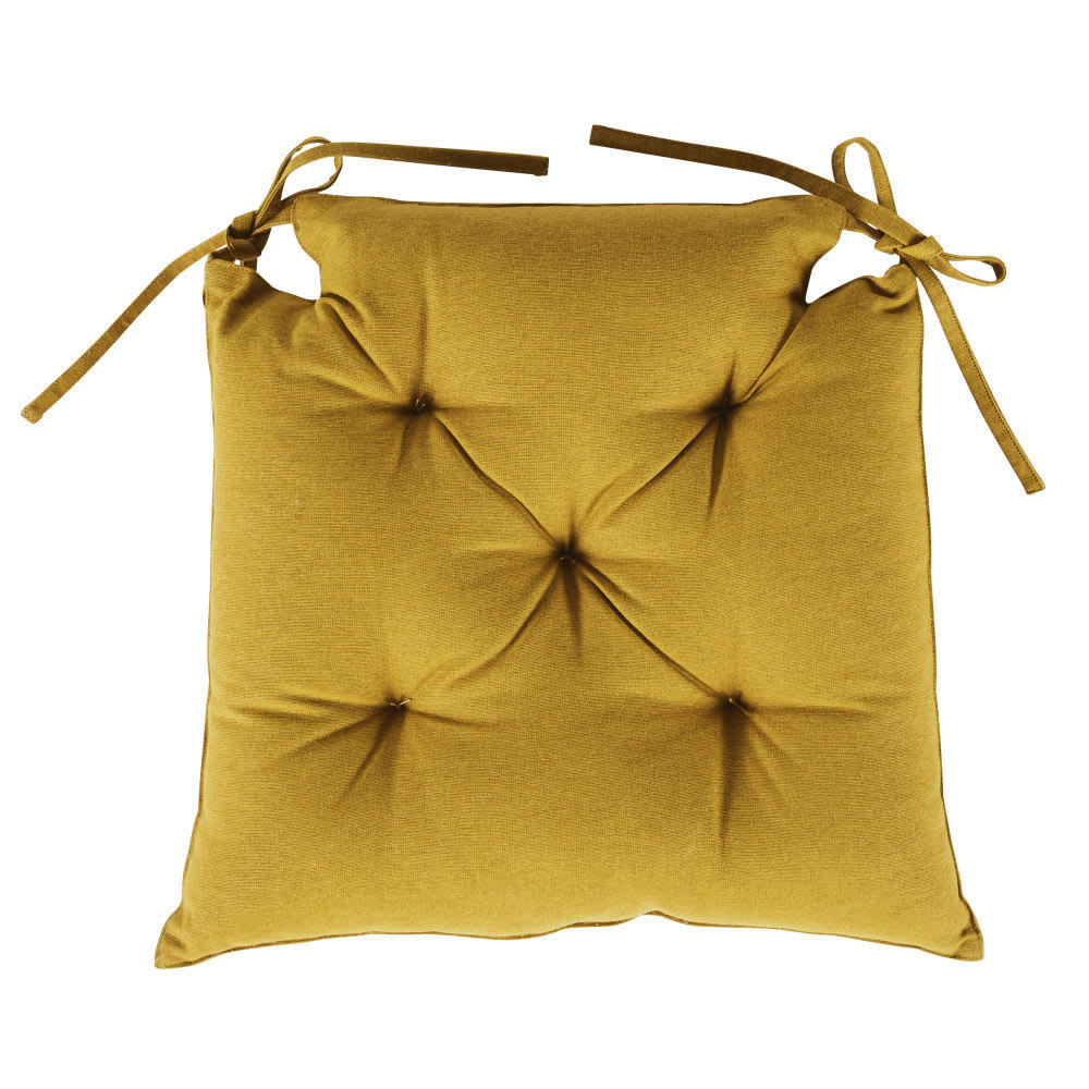 ROMMIE - Galette de chaise ocre