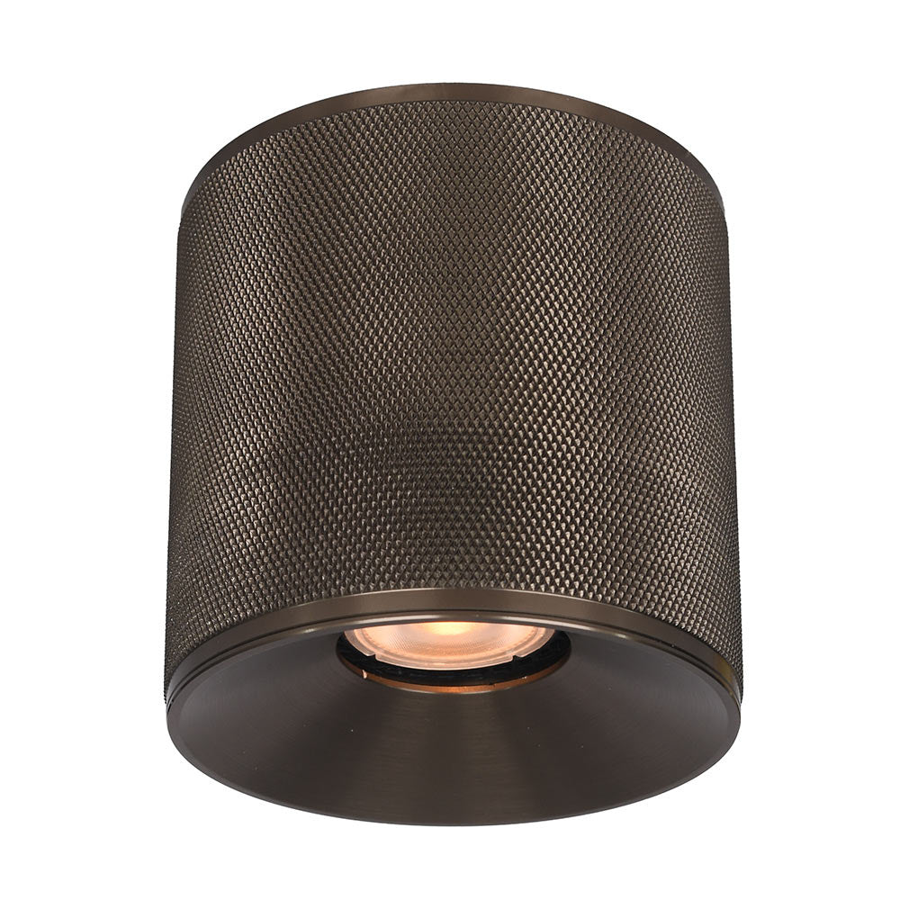 Artdelight plafondlamp Costa - 1 lichts - 10.5 x 10  cm - brons