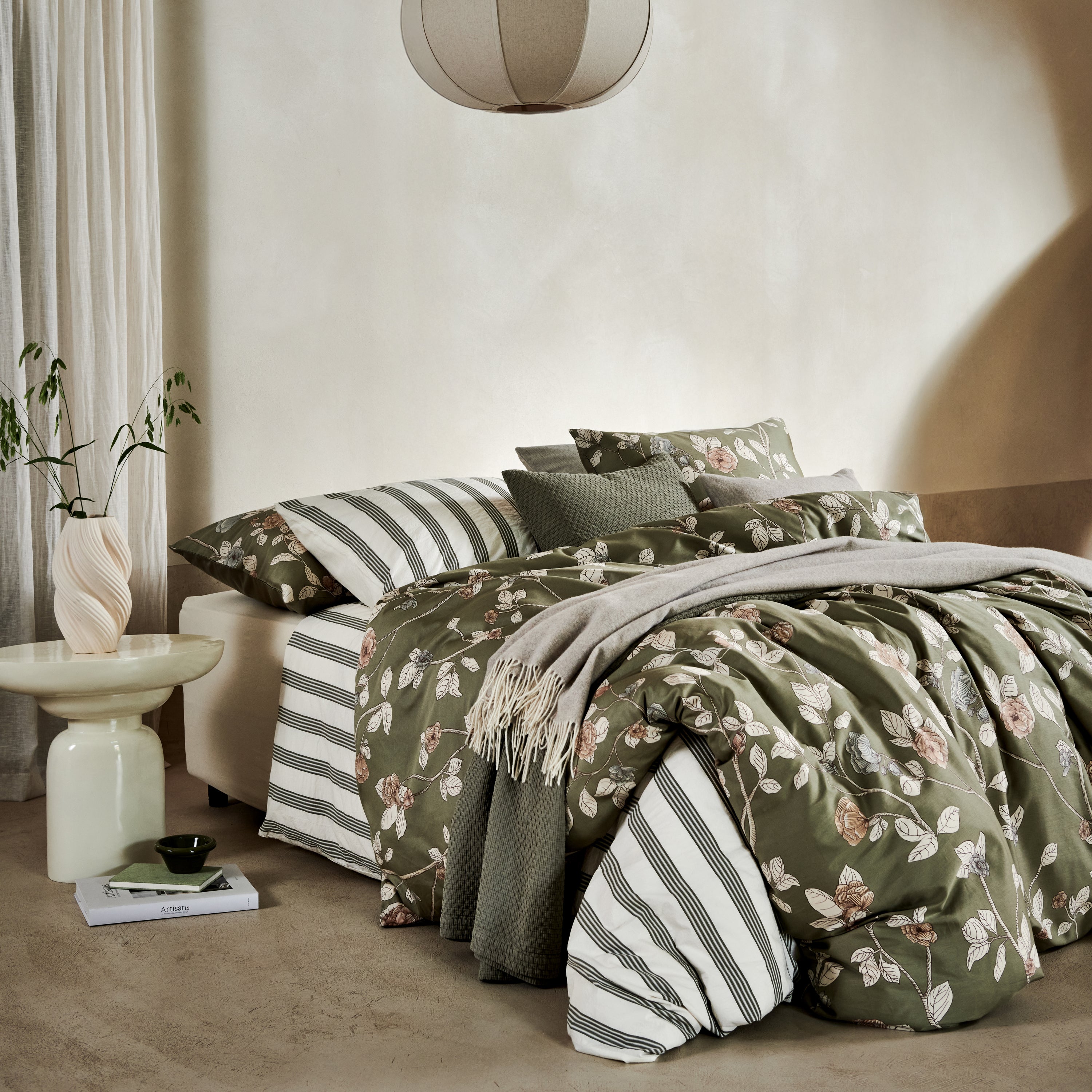 Vandyck Pure 94 Dekbedovertrek 240 x 200/220 cm - Thyme