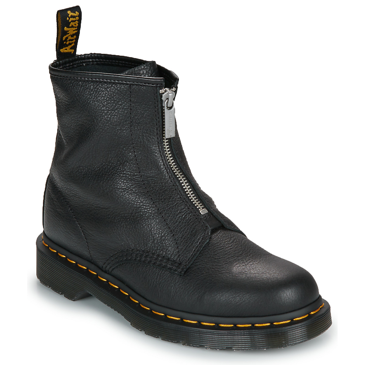Dr. Martens - 1460 Front Zip Black Virginia - Black