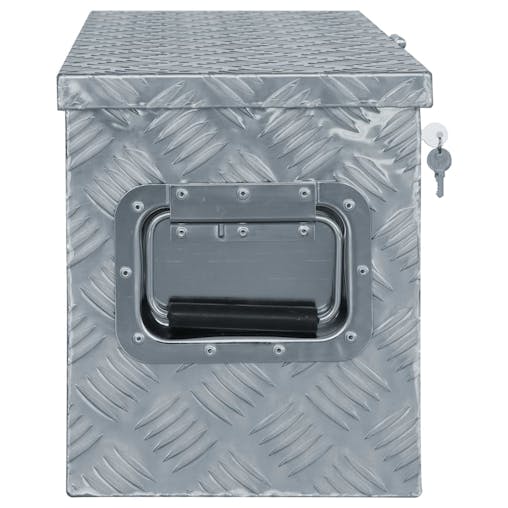 NNEVL Aluminium Box 80.5x22x22 cm Silver