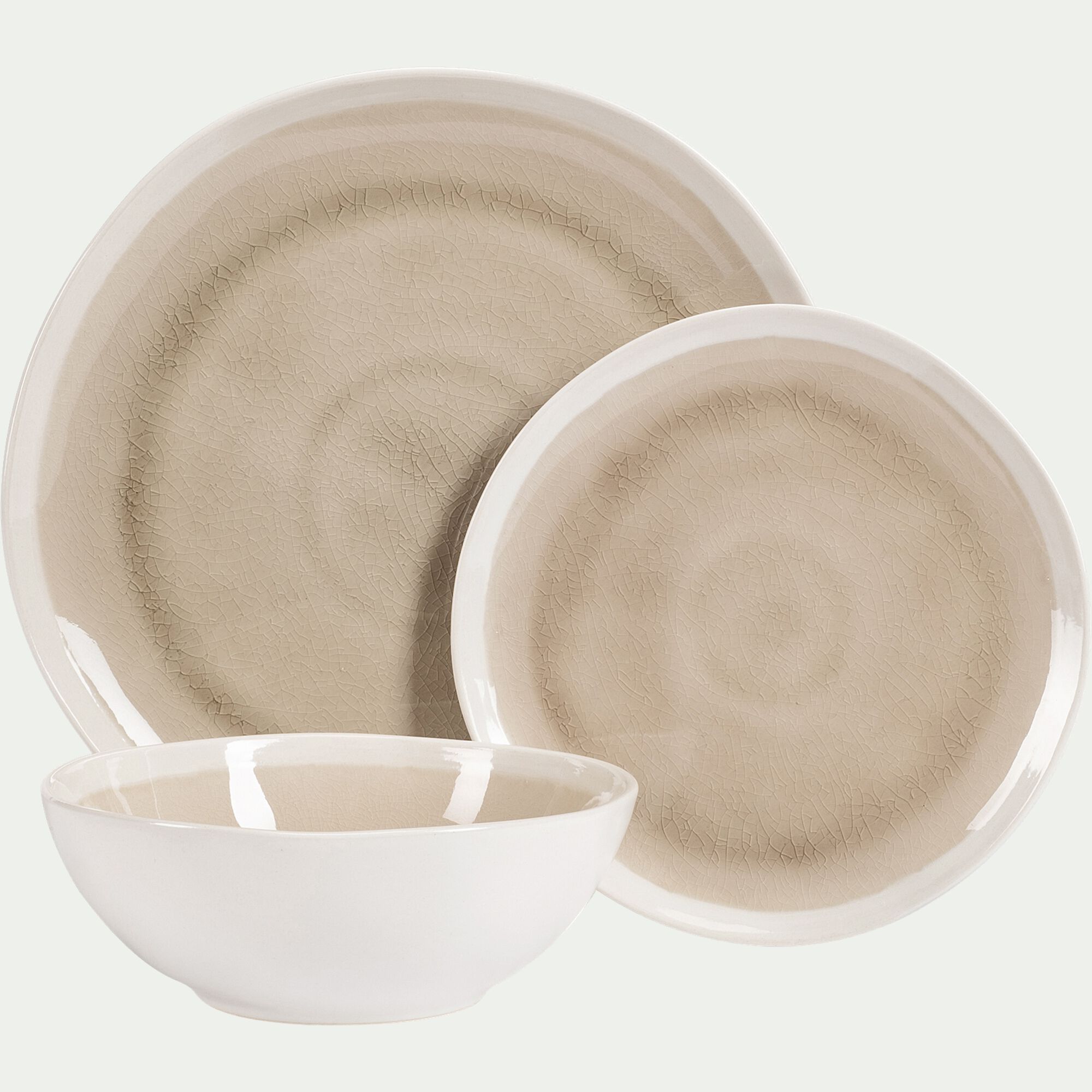 LEZARDI - Coupelle en grès D17cm - beige alpilles