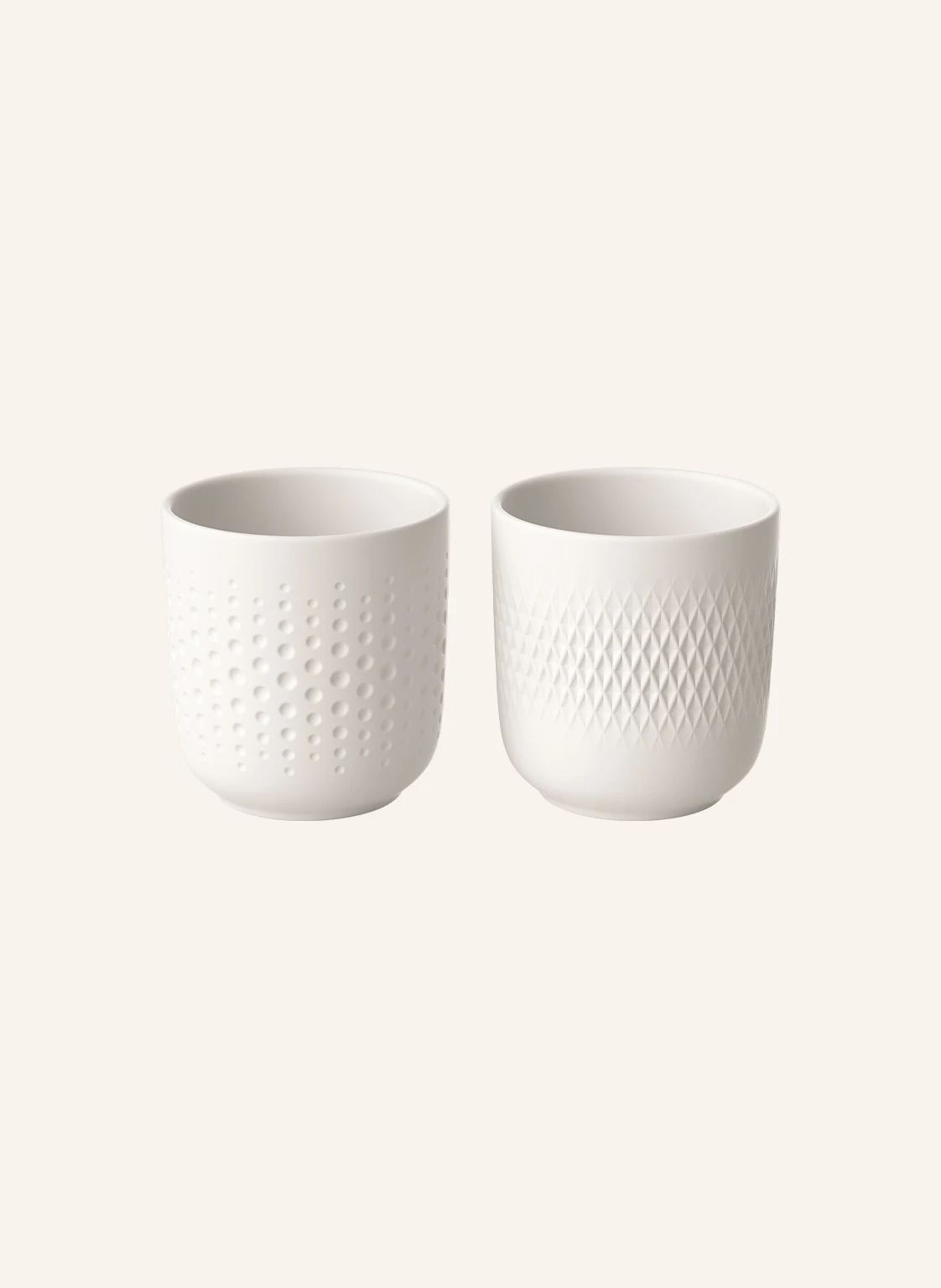 Villeroy & Boch Becher Set 2-teilig MANUFACTURE COLLIER BLANC