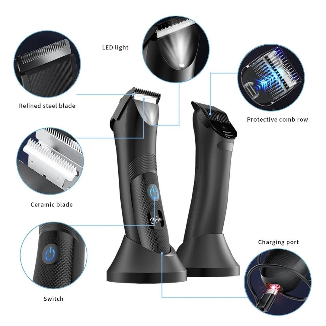 NESTLUNE Cordless Professional Hair Clipper Barber Cutting Trimmer