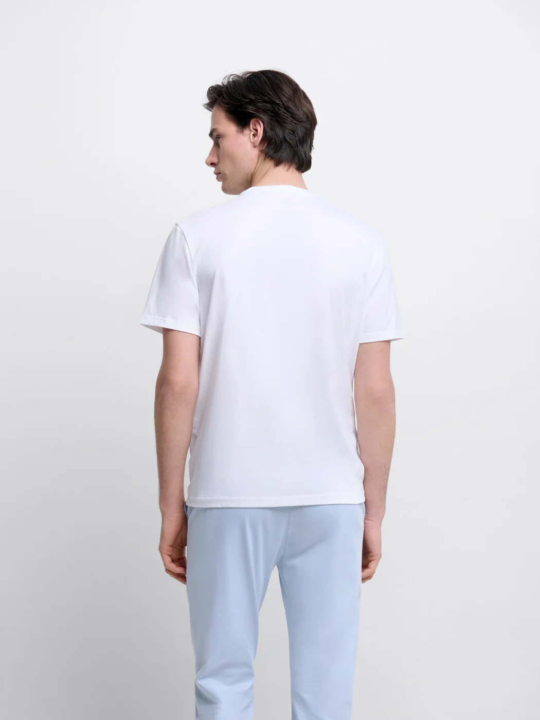 T-shirt col rond en coton Supima®