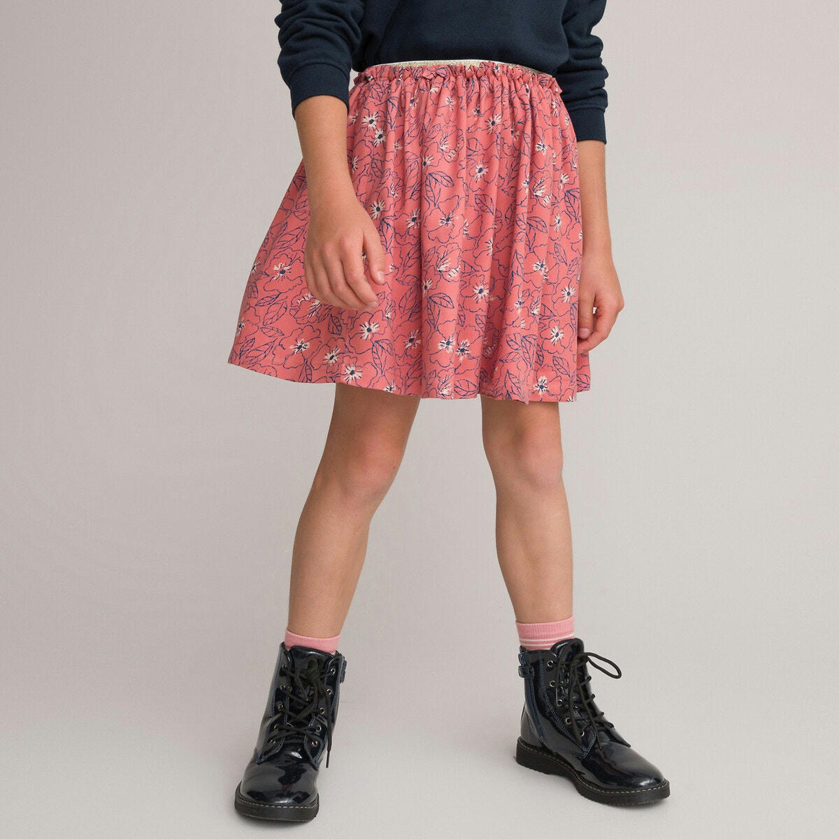 Jupe patineuse imprimé floral