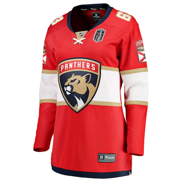 Brad Marchand Florida Panthers  Women's 2025 Stanley Cup Final Home Breakaway Player Jersey - Red