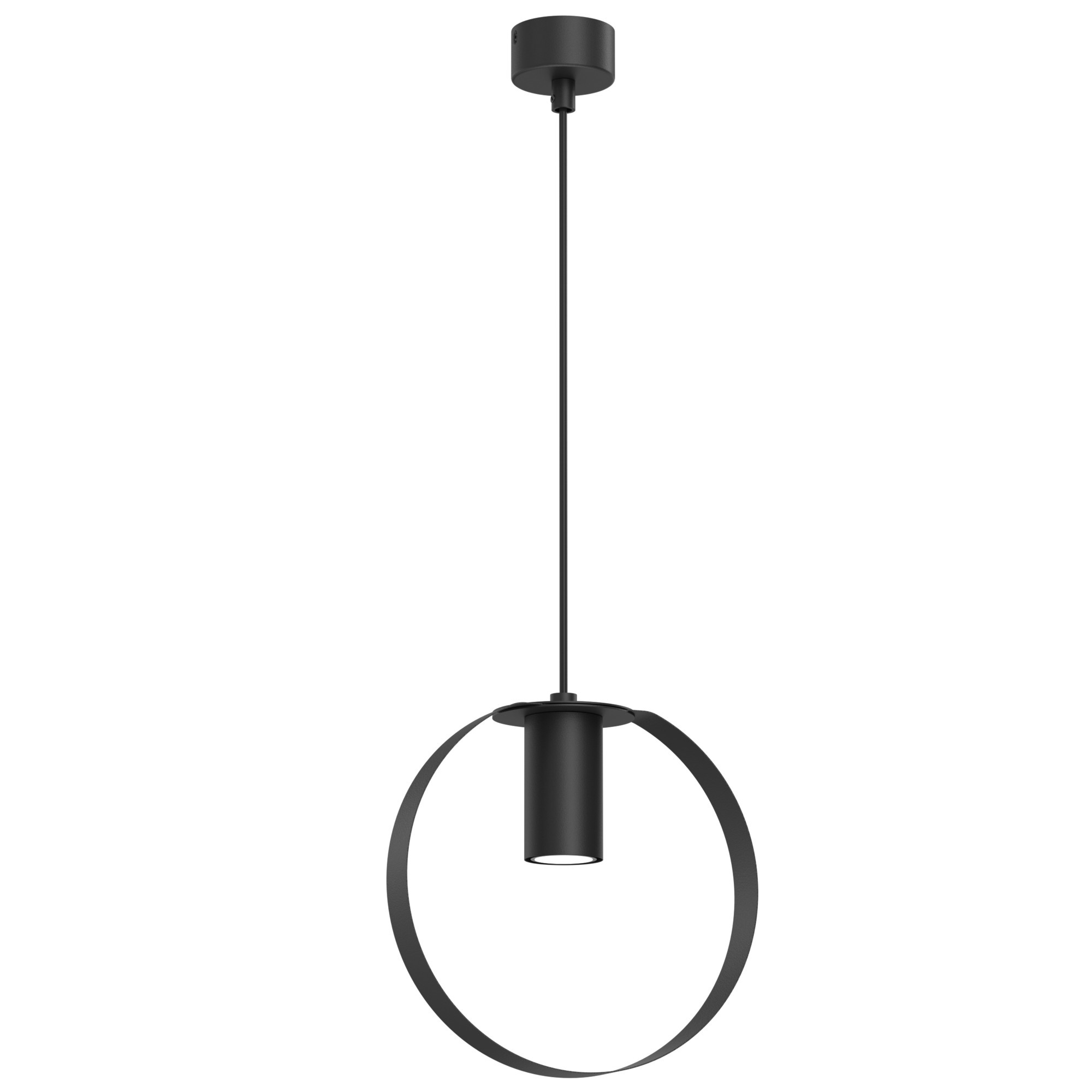 Lampa wisząca czarna ORTIGA 1xGU10x10W wym: 170x20x5 cm Shilo