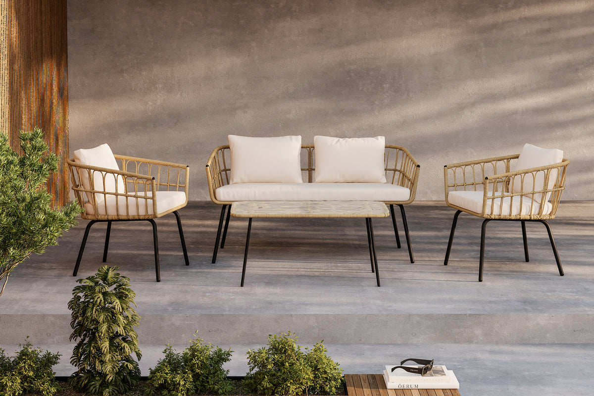 Rebellenclub Zina Loungeset - Naturel