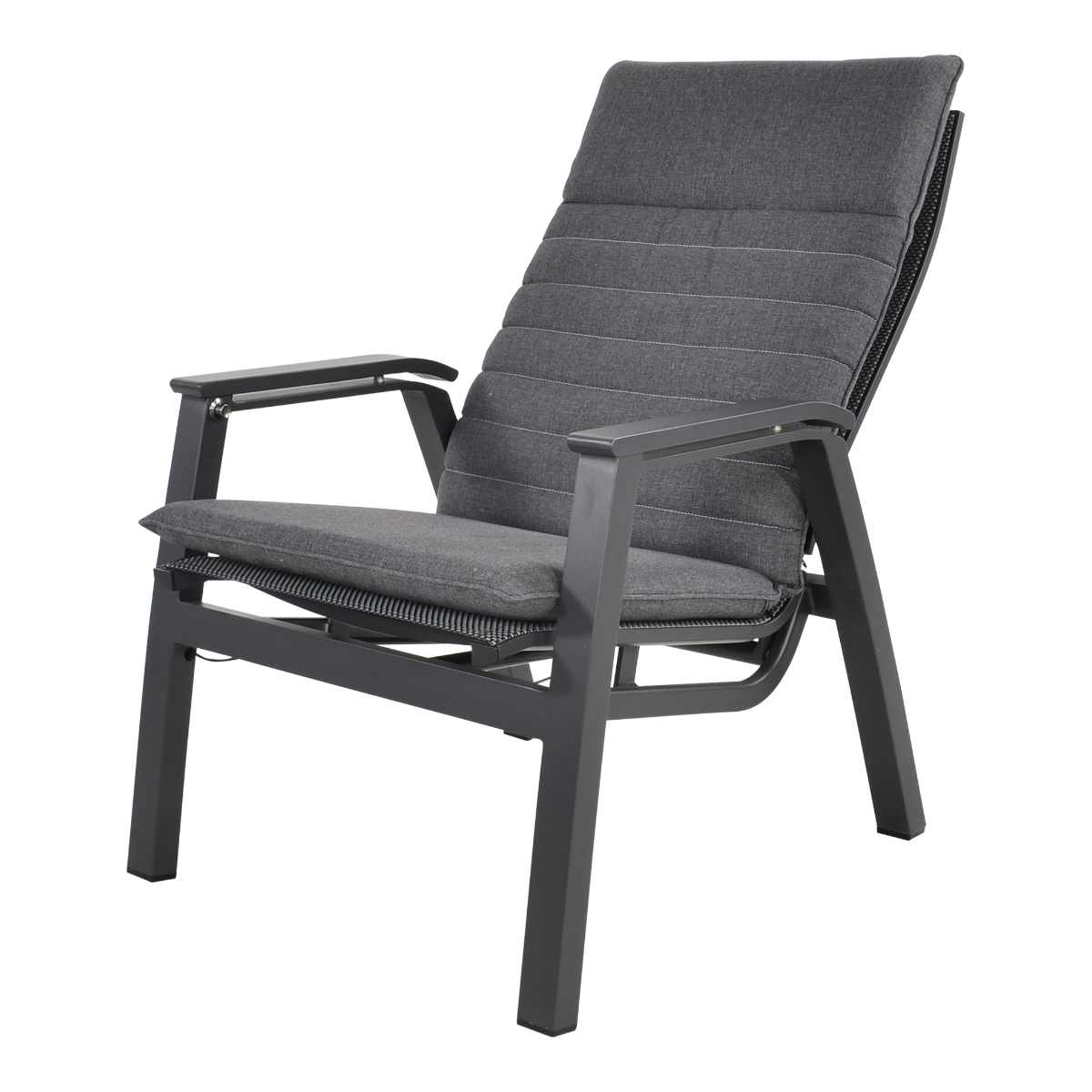 Lesli Living - Loungestoel Allegro - grijs