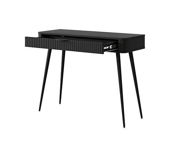 Coiffeuse : Noir, 100 x 38 x 78 cm
