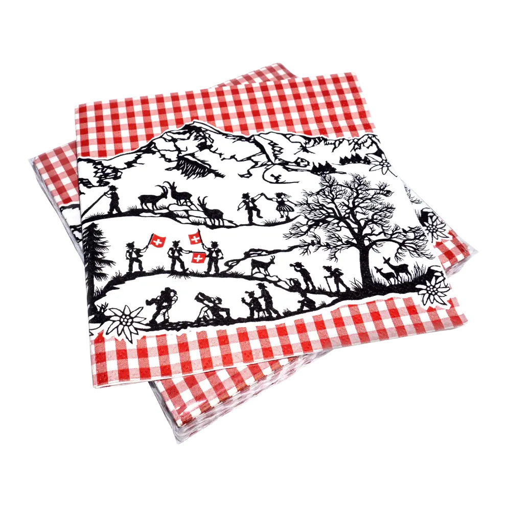 Serviette Swiss Vichy