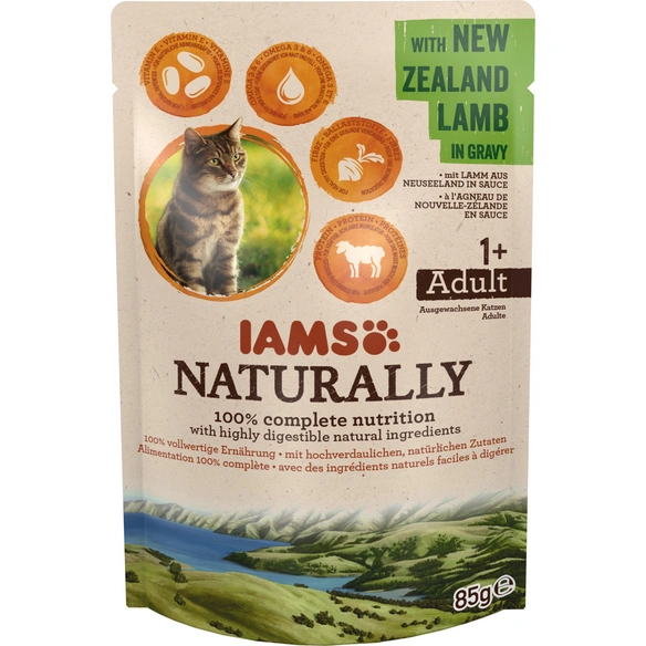 Katzen-Nassfutter »Naturally«, 85 g, Lamm