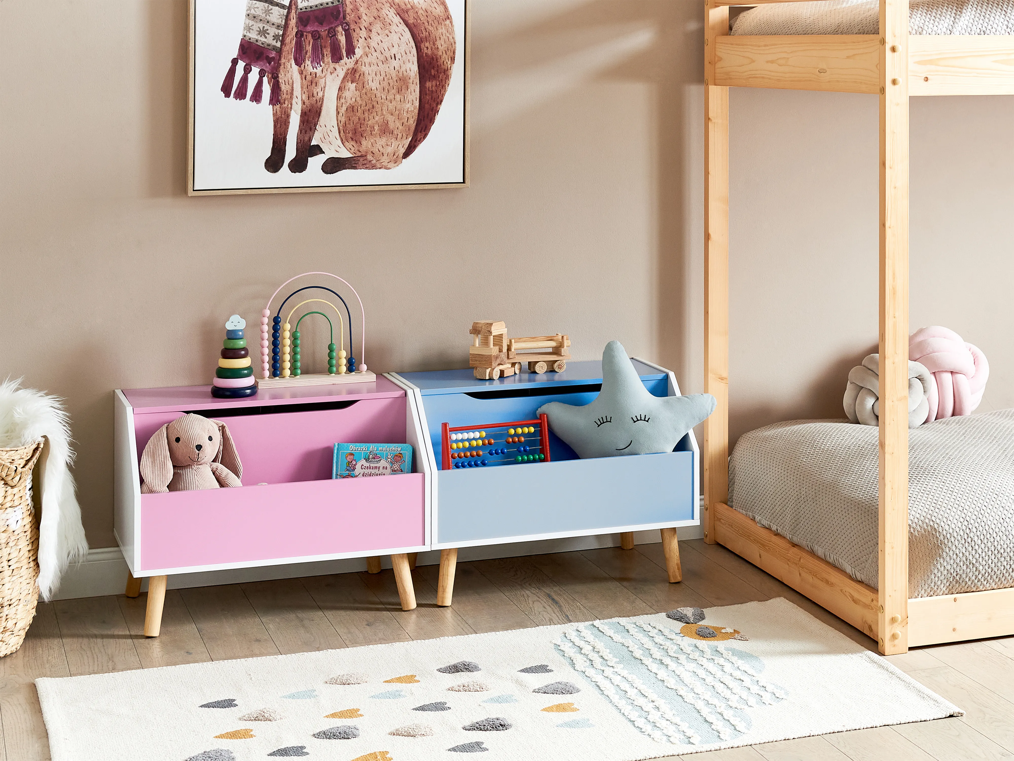 Cabinet CASPER 43 cm Pink