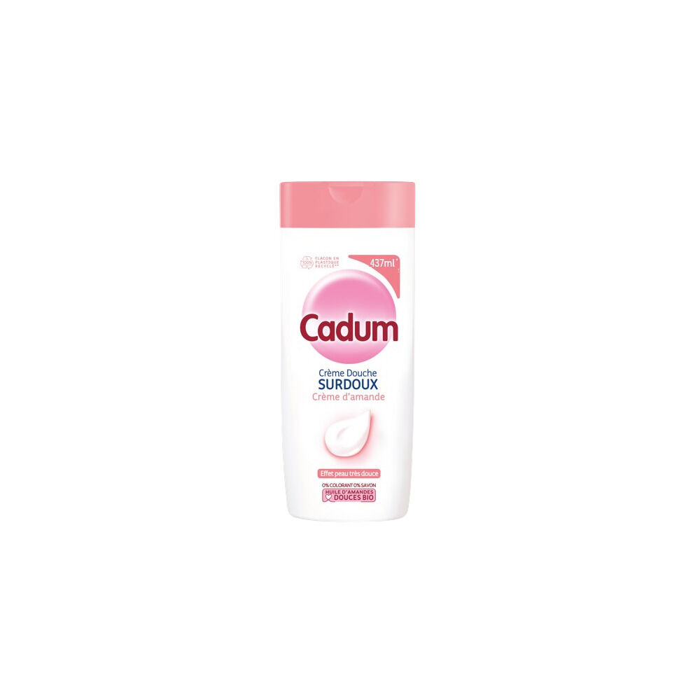 Gel douche surgras Cadum crème d'amande 437ml