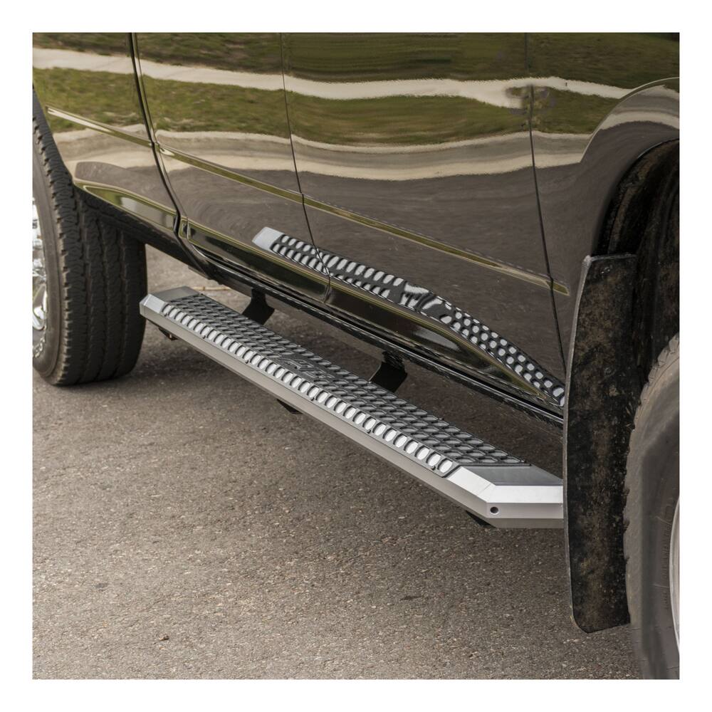 Aries AdvantEDGE Heavy-Duty Running Board Kit, Chrome, 5-1/2-in