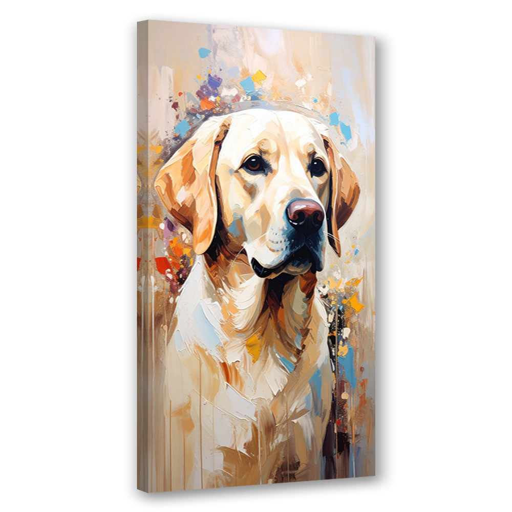 Obraz nowoczesny do salonu biura, Pies Labrador retriever Zwierzę 40x80
