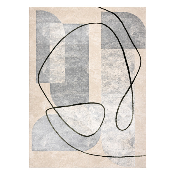 Dywan ALLURE 9980 Geometryczny - Strukturalny, stylowy, glamour 80x150 cm