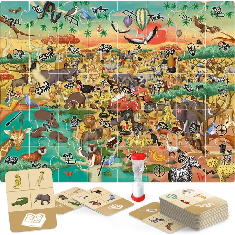 Puzzle 5-teilig X-Ray Mission Safari Park