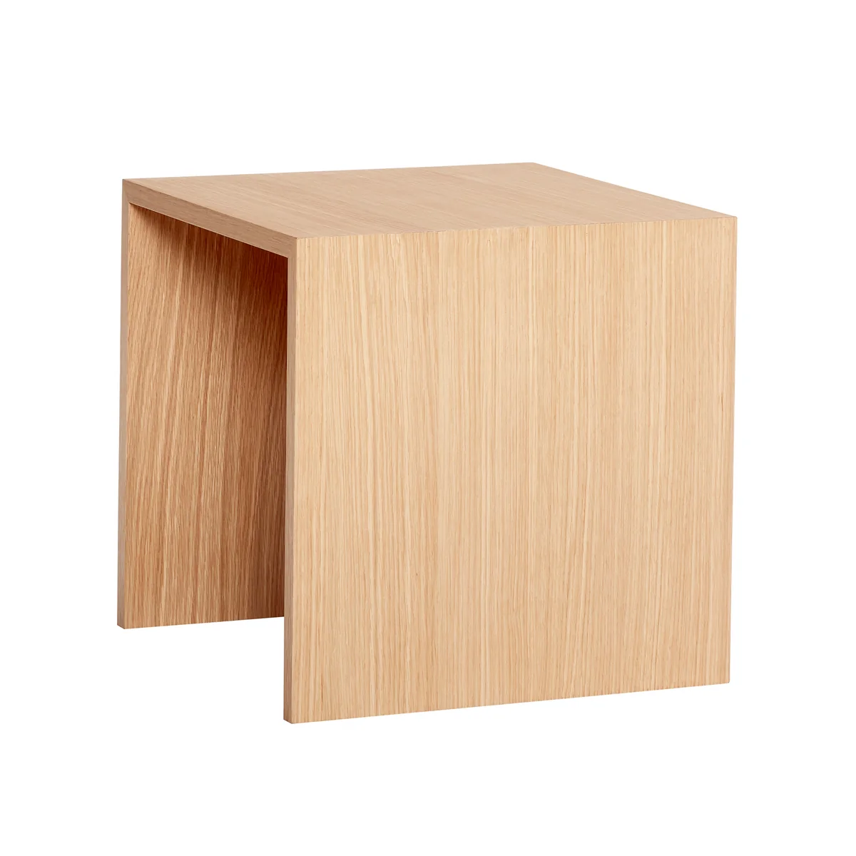 Hübsch Interior - Less Beistelltisch, 42 x 42 cm, Eiche natur