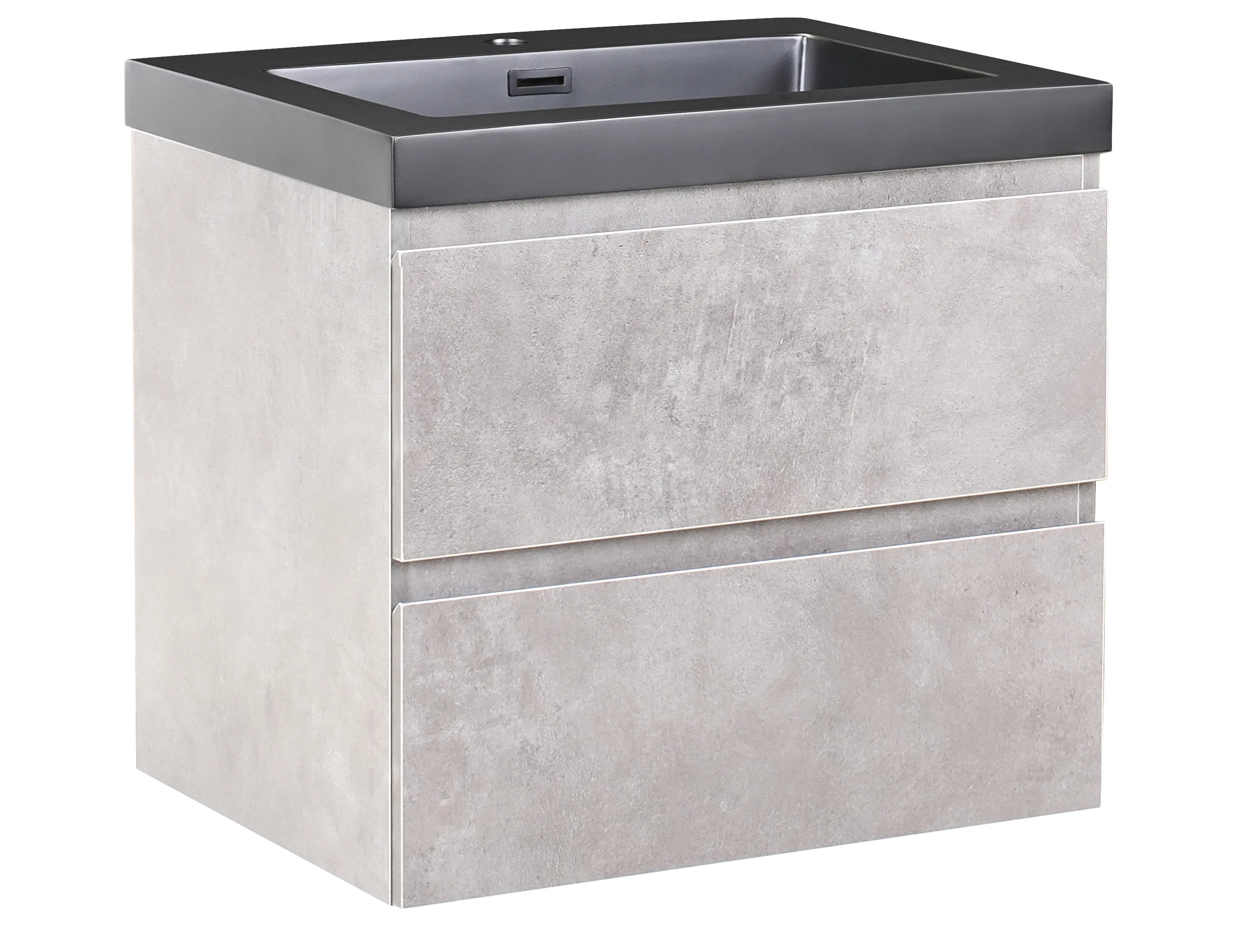 Wall Mounted Vanity Unit with Basin CARDIEL Grey