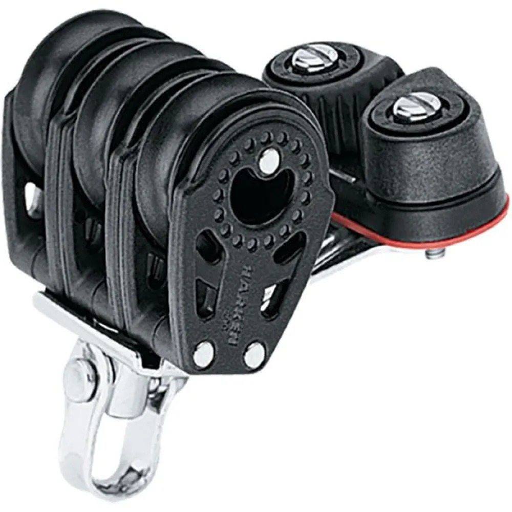 Harken Triple Carbo Block With Cam Cleat Pulley 29 mm
