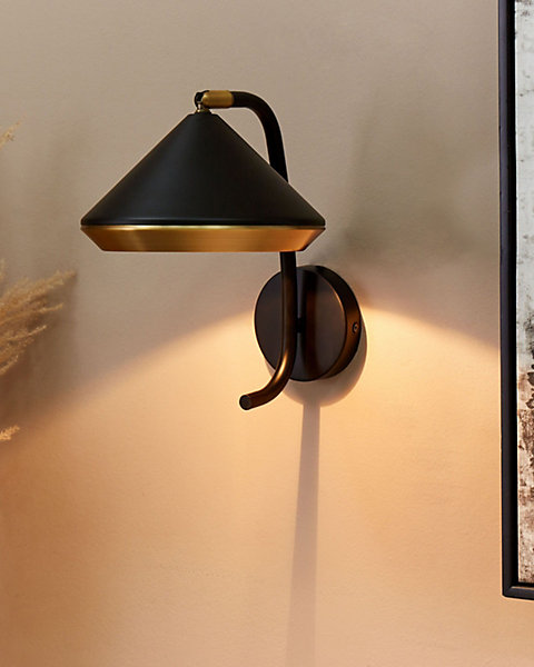 Lampe spot MOKVI Réglable Métal Noir