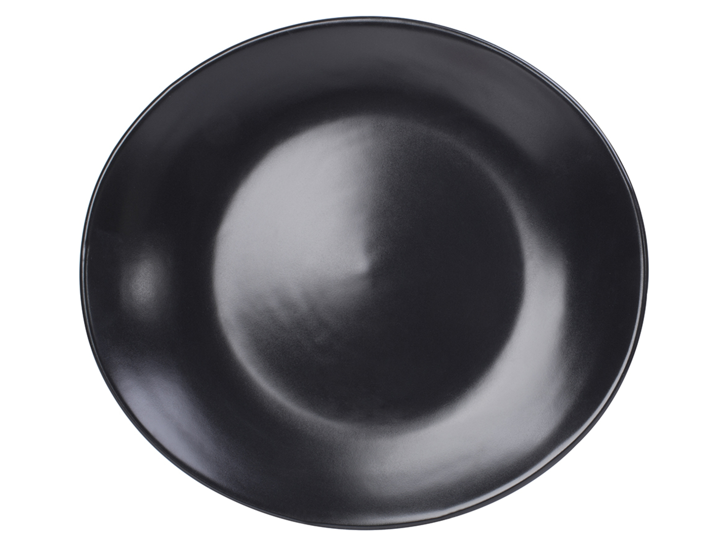 Talerz głęboki Magma porcelitowy 26 cm czarny