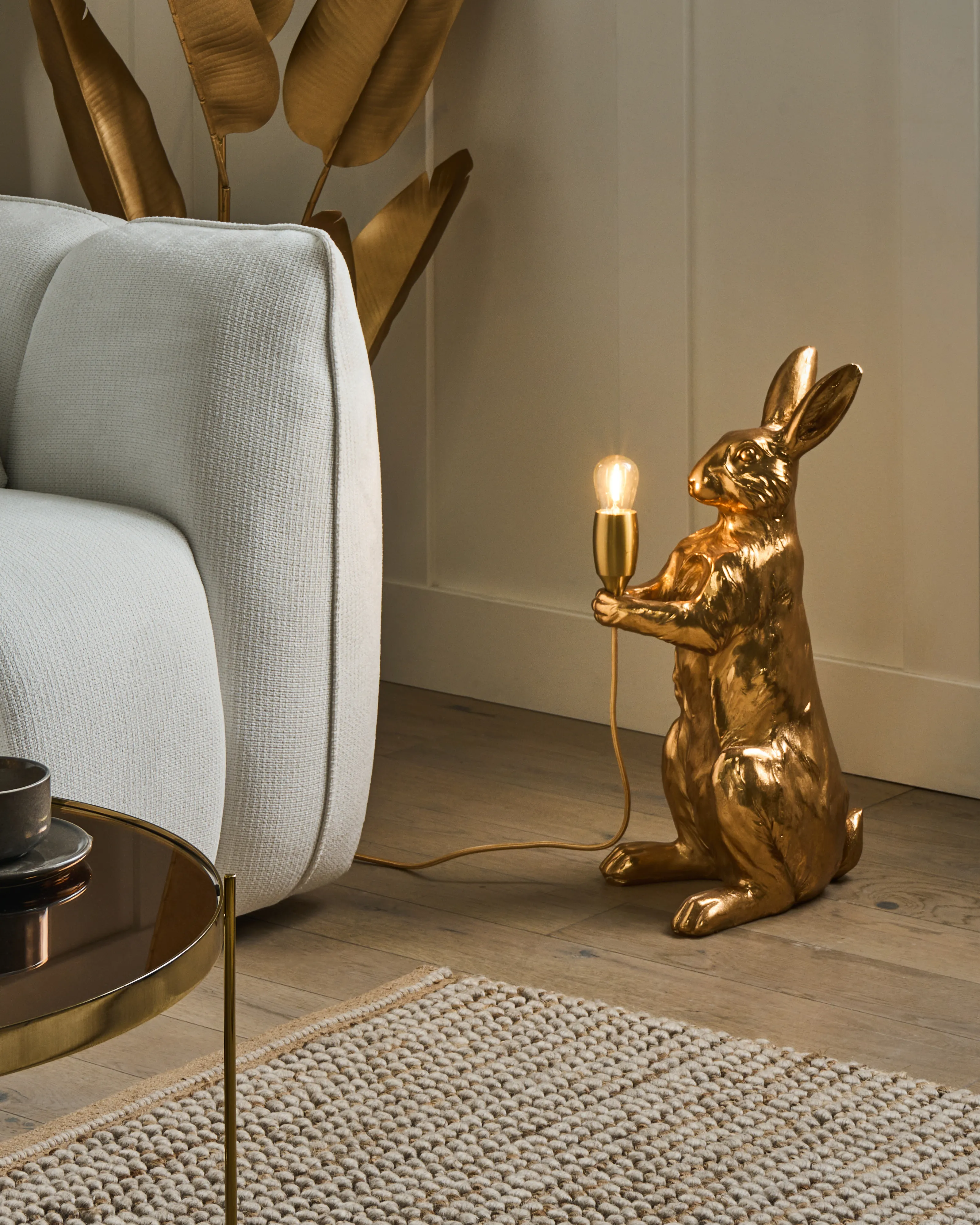 Table Lamp Rabbit BUGS Gold