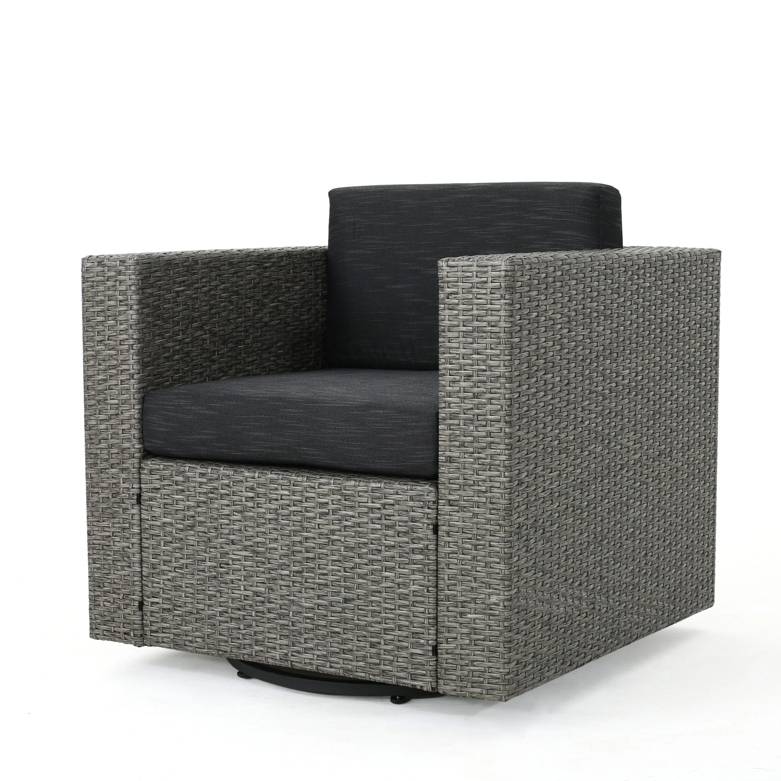 Puerta Mp1 Swivel Patio Chair With Cushions (Excluding the table)