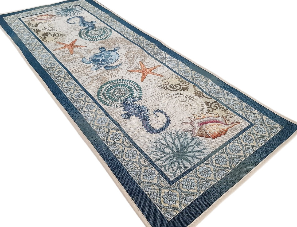 Bieżnik Na Stół 40X100 Cm Dekoracyjny Ozdobny Nautico