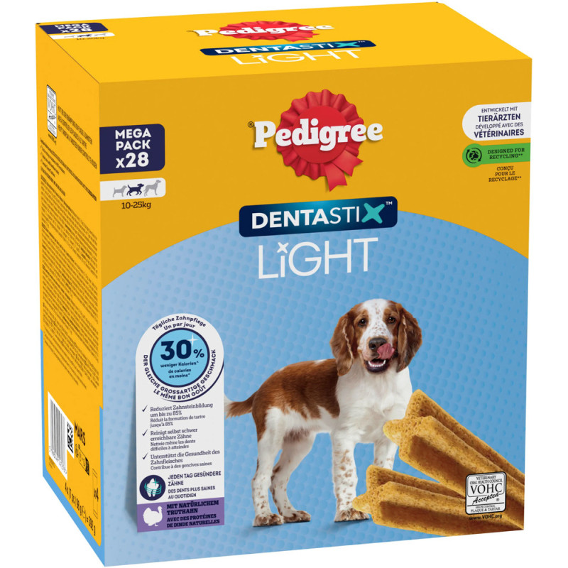 Dentastix Light Medium 28 pièces PEDIGREE