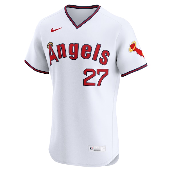 Mike Trout Los Angeles Angels Nike Alternate 2 Elite Jersey - White