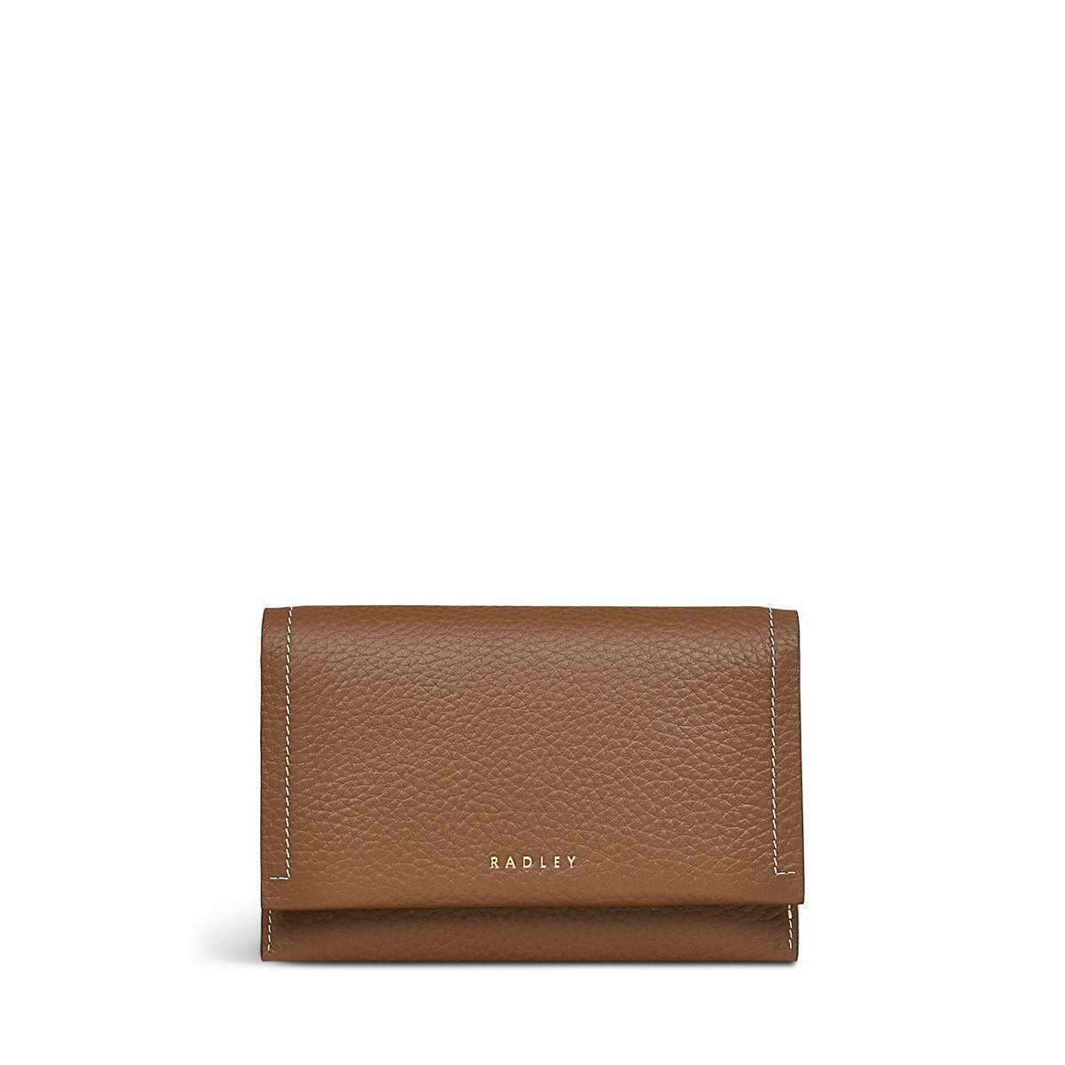 OAK STREET MEDIUM FLAPOVER PURSE SADDLE
