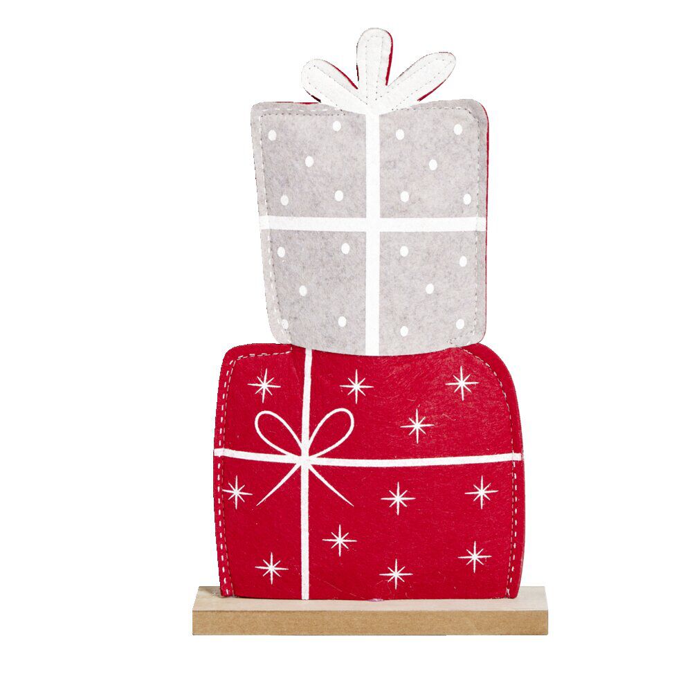 Cadeaux décoratifs en feutrine à poser H29,5cm