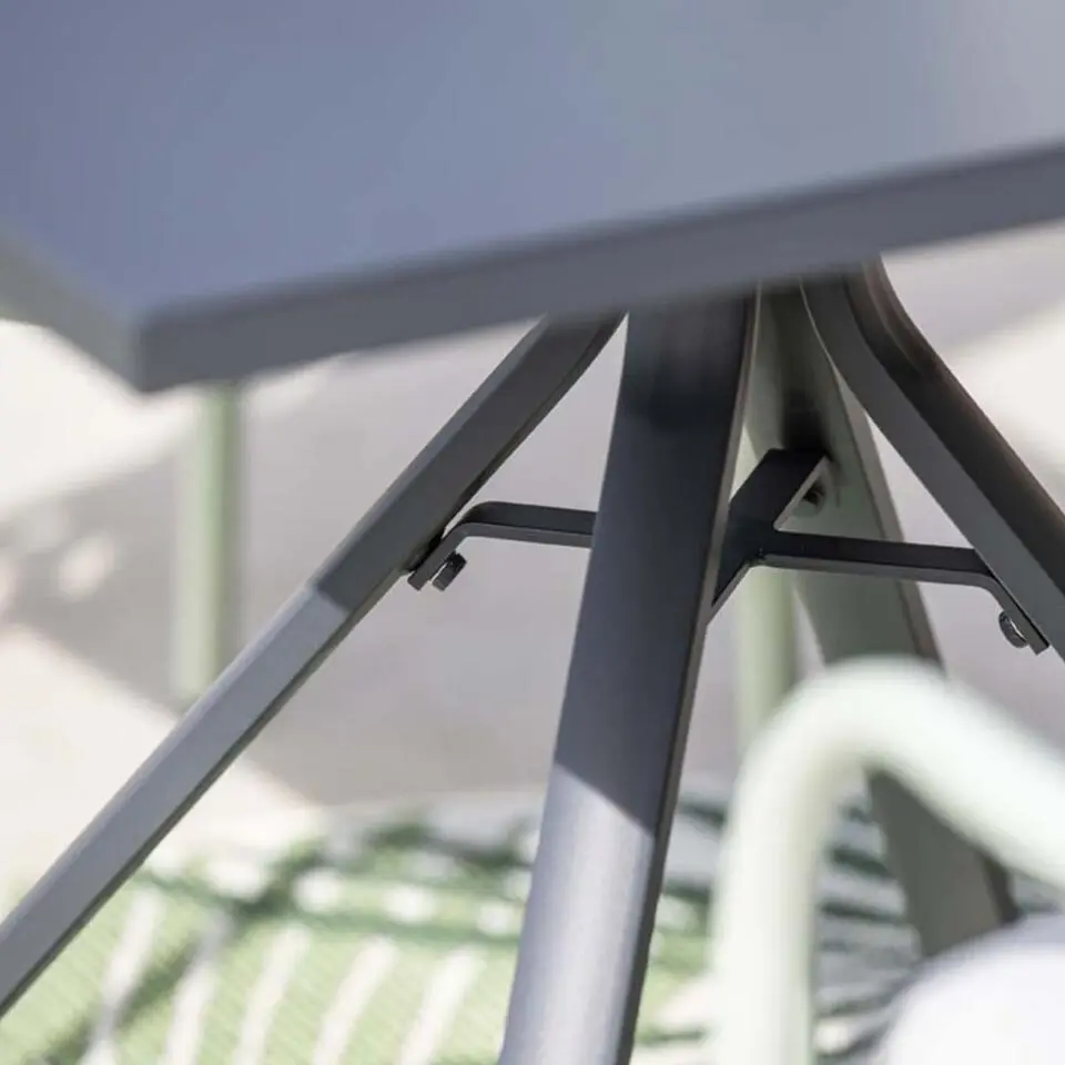 Garden Impressions Air XL tuinset 5-delig zwart - Rimini tuintafel