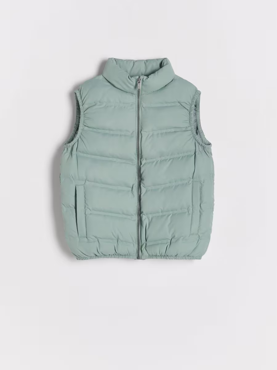 Vest With Stand Up Collar