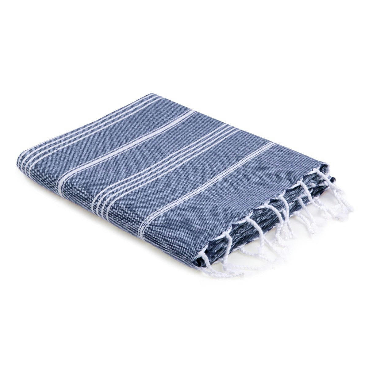 MYKONOS - Fouta coton  100x200 bleu jean
