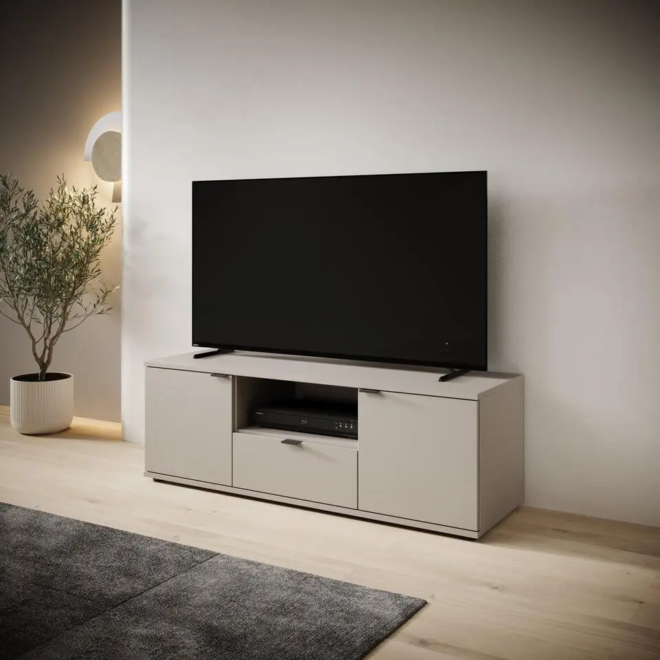 Meubella - Galeno - TV-Meubel - Beige - 130x41x44 cm